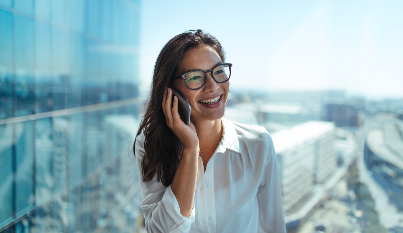 Woman Entrepreneur Talking on Phone